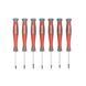 Набор точных отверток, 7 ед., Cr-V, 50 мм (SL2,5, SL3, PH00, PH0, T6, T7, T8) INTERTOOL VT-3347 VT-3347 фото 3