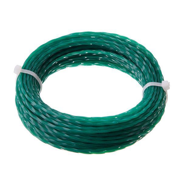 Лiска для тримера "квадрат" кручена, 1.6 мм x 15 м INTERTOOL DT-2321 DT-2321 фото