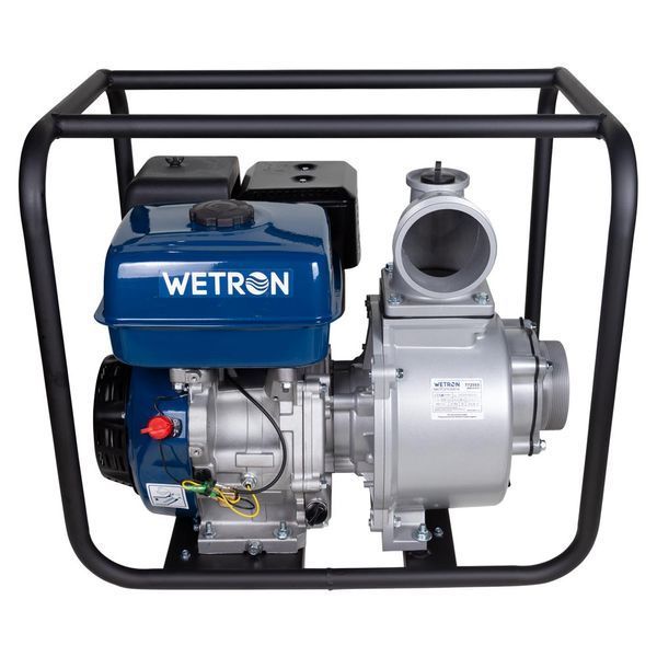 Мотопомпа 15 л.с. Hmax 30м Qmax 110м&sup3;/ч (4-х тактный) WETRON WM100CX (772553) 772553 фото