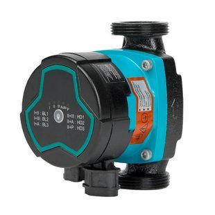 Насос циркуляционный энергосберегающий 5-25Вт Hmax 4м Qmax 47л/мин &Oslash;1&frac12;" 130мм + гайки &Oslash;1" AQUATICA GPA25-4/130 III (774042) 774042 фото