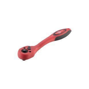 Рукоятка із храповим механізмом на 72 зуба 1/4" вигнута Cr-v(Professional) INTERTOOL HT-2107 HT-2107 фото