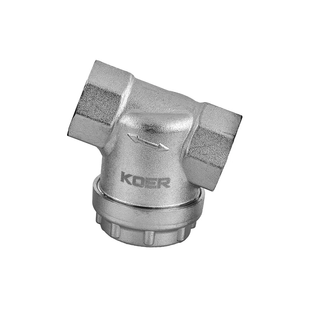 Фильтр грубой очистки Koer KR.F03-3/4.N - 3/4" универсальный никелированный (KR5472) KR5472 фото