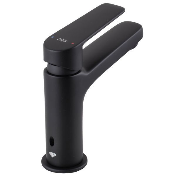 Смеситель для умывальника TOPAZ CAPRI TCA-15207-H44-BL картридж D25, H=140, шланги 45см 000027411 фото