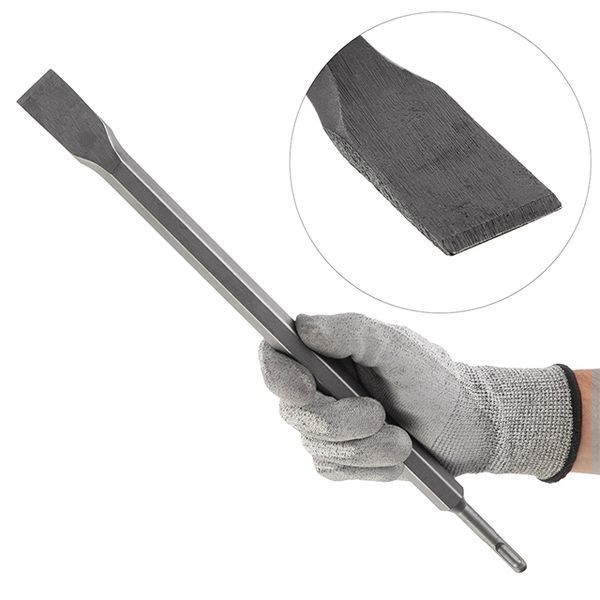 Зубило плоске, SDS-Plus, 25 мм, 400&times;17 мм INTERTOOL SD-0441 SD-0441 фото