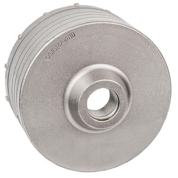 Коронка по бетону &Oslash;110&times;70мм 12 зубців (тубус) SIGMA (1513171) 1513171 фото