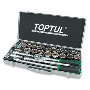 Комбинированный набор инструментов TOPTUL 1/2" (дюйм+метр.) 43ед. GCAD4303 GCAD4303 фото