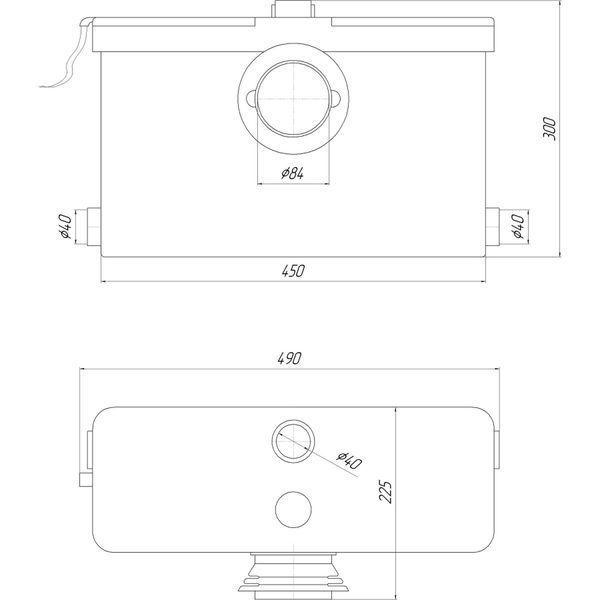 Каналізаційна установка VOLKS pumpe WC500-1 000018980 фото