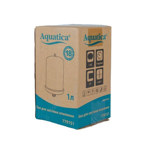 Бак для системы отопления цилиндрический 1л AQUATICA (779151) 779151 фото