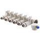 Коллектор распределительный 6-way с фитингом (40x20) PPR Koer K0194.PRO (KP2559) KP2559 фото 1