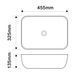 Раковина накладная Mixxus Premium DIVERSE-0112 MARBLE 455х325х135mm (MP6543) MP6543 фото 4