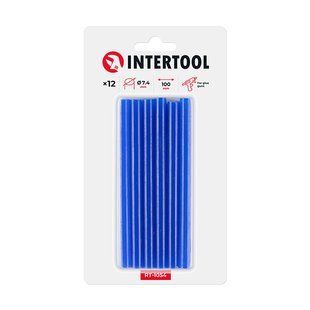 Комплект клеевых голубых стержней, 7,4&times;100 мм, 12 шт. INTERTOOL RT-1054 RT-1054 фото