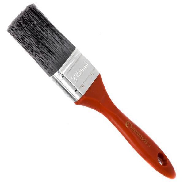 Пензель флейцева "Лакра", 50*16*64 мм, пластикова ручка INTERTOOL KT-1450 KT-1450 фото