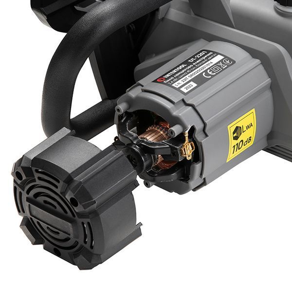 Пила ланцюгова електрична, 2,4 кВт, шина 40 см, 13 м/с, боковий двигун INTERTOOL DT-2201 DT-2201 фото