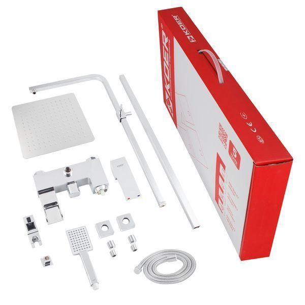 Душова колона із змішувачем водоспад KOER KB-58007-01 (Колір хром) (KR3462) KR3462 фото