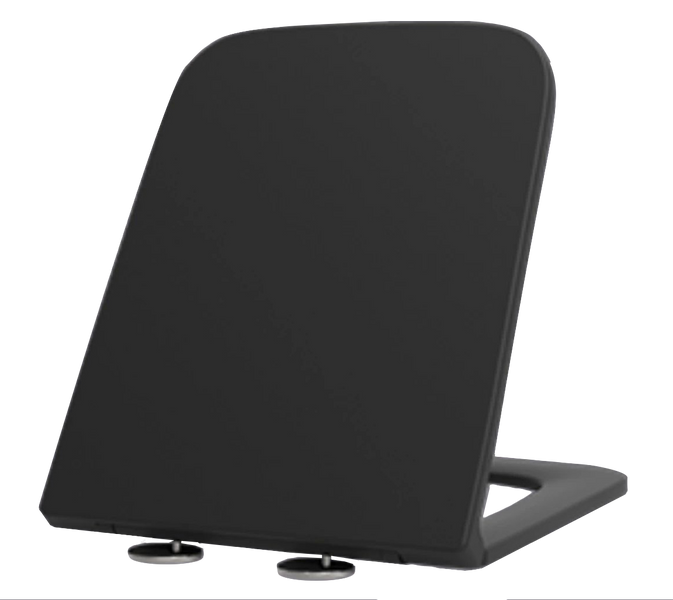 Сидение-крышка для унитаза Mixxus Premium SEAT COVER QUADRO-DIVERSE-2001 BLACK с микролифтом 448х357х37mm (MP6614) MP6614 фото