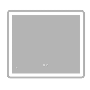 Зеркало Zerix Mirra MR05-80x70-REVERSE с LED Touch, Anti-fog, димером, регулятором яркости (ZX6057) ZX6057 фото