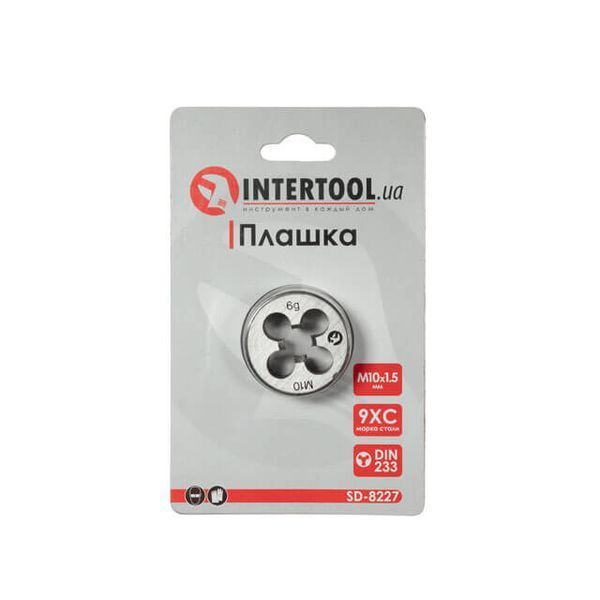 Плашка M10&times;1,5 мм INTERTOOL SD-8227 SD-8227 фото
