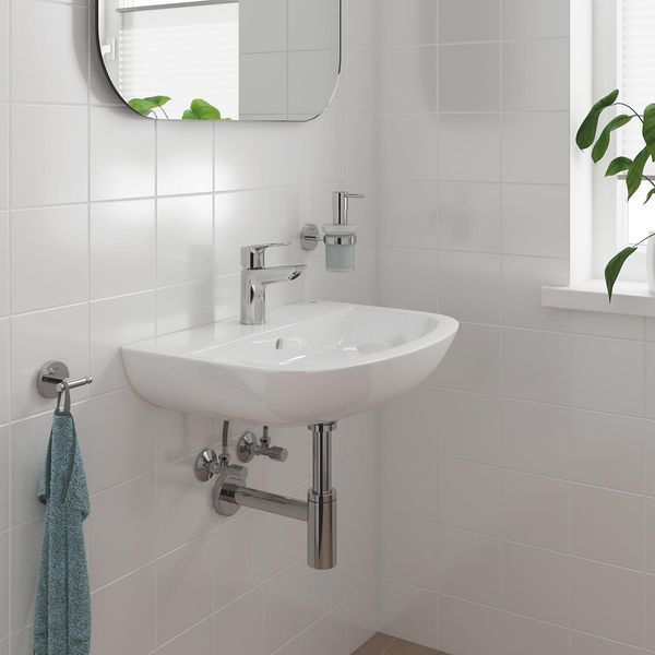Змішувач одноважільний для раковини S-Size Grohe BauLoop New з натискним донним клапаном (23878001) 23878001 фото