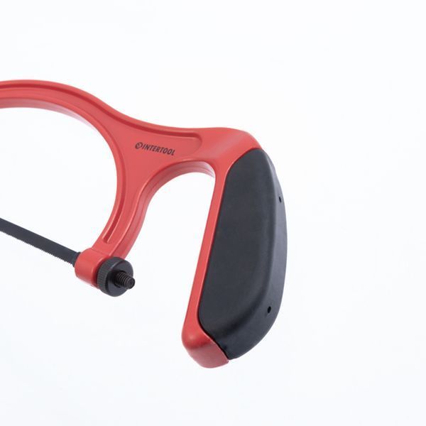 Ножівка по металу, 150 мм, з полотном, обрезиненная рукоятка INTERTOOL HT-3308 HT-3308 фото