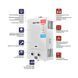 Газовая колонка Mixxus GWH-0710 BASIC TURBO WHITE турбированная 10 л/мин (WH0028) WH0028 фото 7
