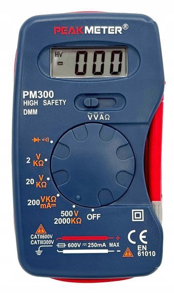 Мультиметр цифровий кишеньковий PeakMeter PM300 PM300 фото