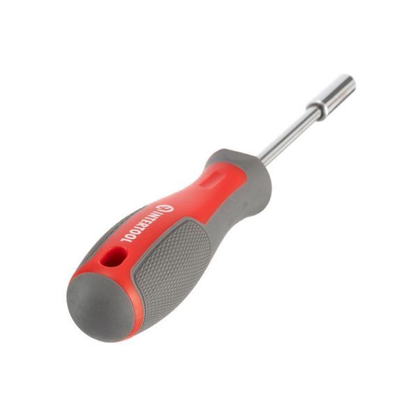 Отвертка с магнитным держателем для насадок 1/4", 100 мм, Cr-V INTERTOOL VT-3300 VT-3300 фото