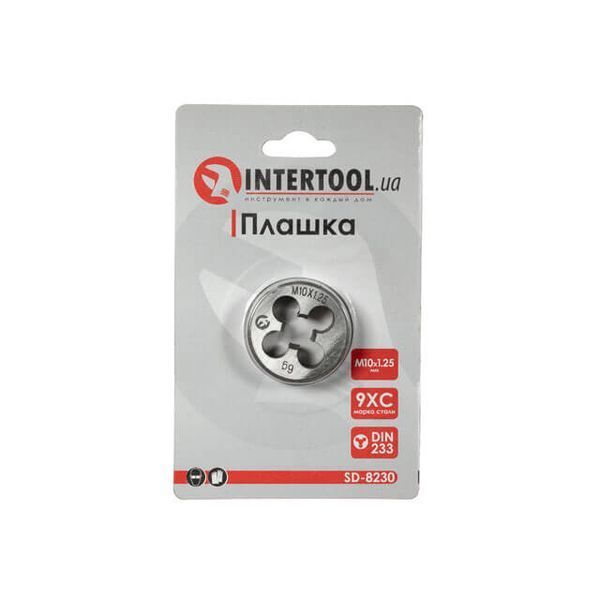 Плашка M10&times;1,25 мм INTERTOOL SD-8230 SD-8230 фото