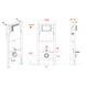 Комплект: Mixxus Premium Ellipse-SET-2102 (в 2 ящ) Унитаз система смыва Tornado 3.0+ Инсталляция Koer KT-0404 + панель KT-0604-01 Chrome (MP6690) MP6690 фото 35