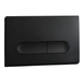 Панель змиву Koer KT-0608-05 240x160x10mm пластик., кнопка закруглена (колір чорний матовий) (KR6125) KR6125 фото 1