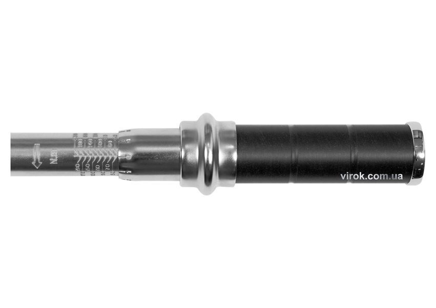 Ключ динамометричний YATO : квадрат 1/2", F= 40- 200 Нм, L= 445-465 мм YT-07743 YT-07743 фото