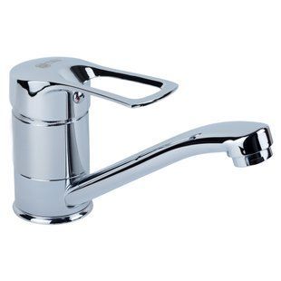 Смеситель s43 &Oslash;40 для кухни гусак прямой 150мм на шпильке TAU SM-2B144C (9843120) 9843120 фото