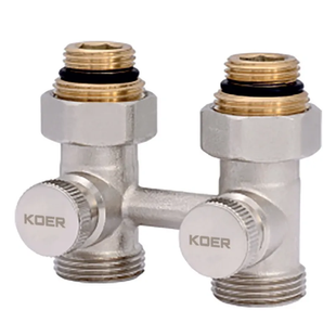 Узел нижнего подключения радиатора прямой 3/4'' (комплект) Koer KR.1131 (KR2815) KR2815 фото