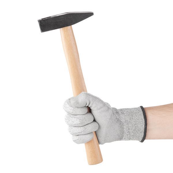 Молоток слюсарний, 400 г, з дерев'яною ручкою NONAME (INTERTOOL) HT-0214 HT-0214 фото