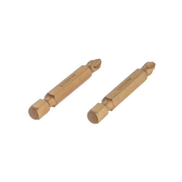 Комплект викруткових насадок, PH2, 1/4"&times;50 мм, Titanium, S2, 2 од., STORM INTERTOOL VT-0233 VT-0233 фото
