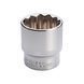 Головка дванадцятигранна 1/2", 30&times;44 мм, Cr-V STORM INTERTOOL ET-0230 ET-0230 фото 2