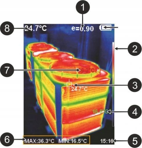 Тепловізор -20-450 &deg;C WINTACT WT3160 WT3160 фото