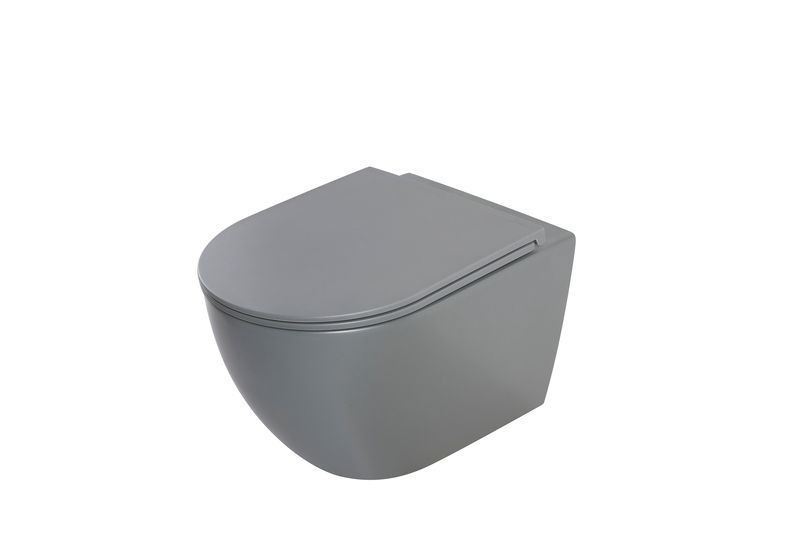 Комплект: Mixxus Premium Ellipse-SET-2101 Gray (в 2 ящ) Унитаз система смыва Tornado 3.0+ Инсталляция Koer KT-0404 + панель KT-0604-07 Gun Gray (MP6668) MP6668 фото