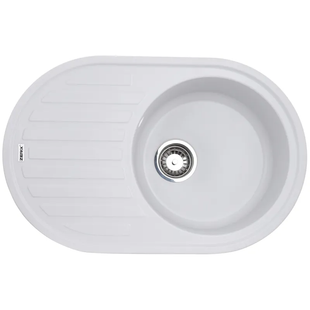 Мойка кухонная Zerix ZS-7750R-01 Белая (ZX4555) ZX4555 фото