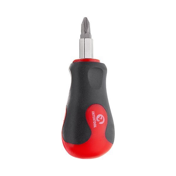 Отвертка мини 4 в 1 с двухсторонними насадками, Cr-V INTERTOOL VT-1010 VT-1010 фото