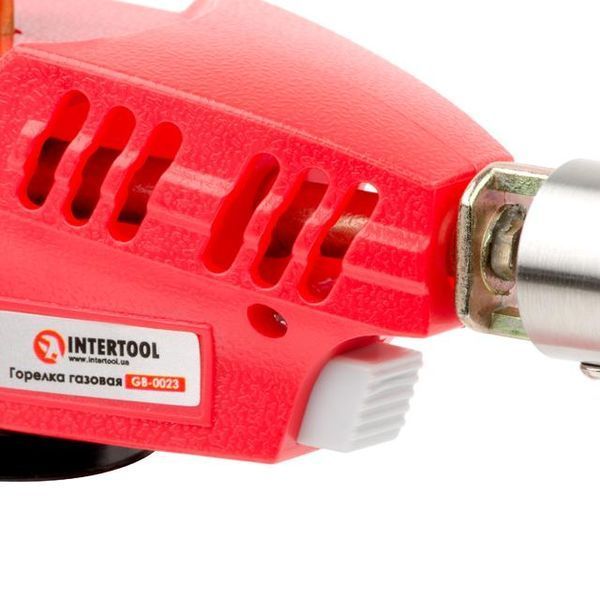 Горелка газовая с пьезоподжигом. INTERTOOL GB-0023 GB-0023 фото