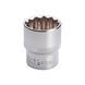 Головка дванадцятигранна 1/2", 24&times;38 мм, Cr-V STORM INTERTOOL ET-0224 ET-0224 фото 2