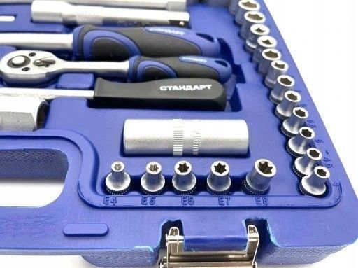 Автомобільний набір інструментів 1/4", 1/2" 108од. (6-гр.) СТАНДАРТ STM-0108-6 STM-0108-6 фото