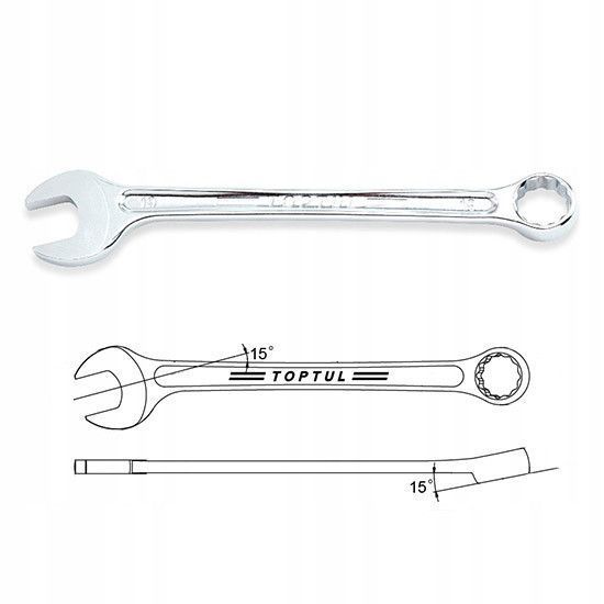 Набір ключів рІжково-накидних TOPTUL 16 шт. 7-32 Hi-Performance GPAX1601 GPAX1601 фото