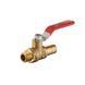 Кран шаровой воздушный, латунь, наружная резьба 1/4" на шланг 12 мм, STORM INTERTOOL PT-1892 PT-1892 фото 1