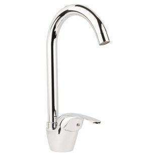 Смеситель s55 &Oslash;40 для кухни излив высокий ухо на гайке AQUATICA (9755100) 9755100 фото