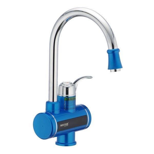 Водонагреватель 3 kW проточный, с индикатором температуры, RESET, на мойку MIXXUS Electra 240-E BLUE (цвет голубой) (MI2747) MI2747 фото