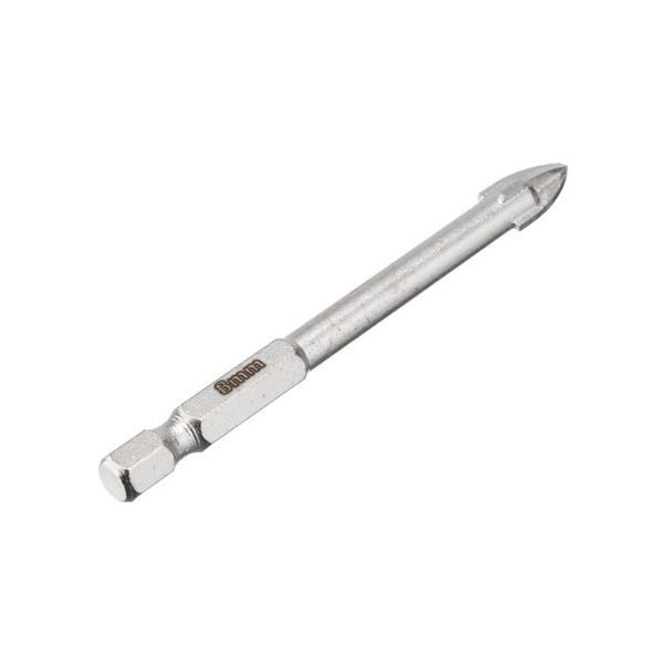 Свердло по склу та кераміці, 8 мм, HEX 1/4" INTERTOOL SD-0288 SD-0288 фото