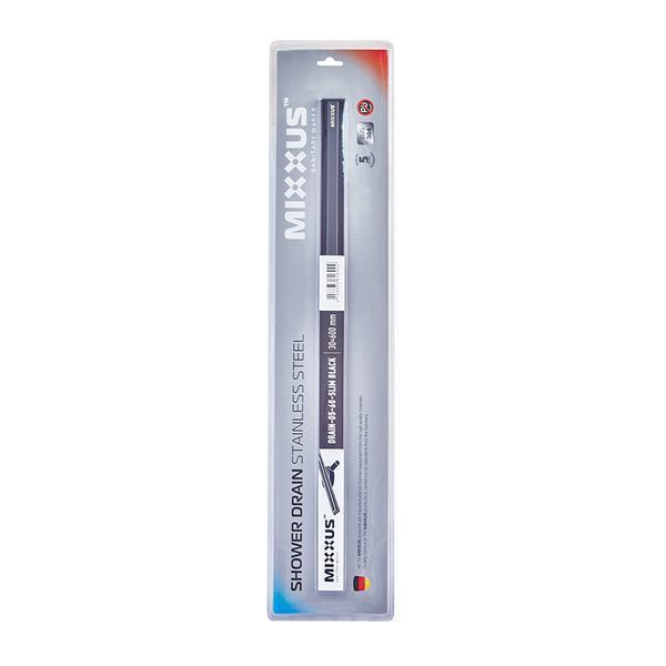 Душевой трап с нерж. стали SUS304 Mixxus Drain-05-60-Slim Black (30x600 мм) (Черный) (MI6169) MI6169 фото