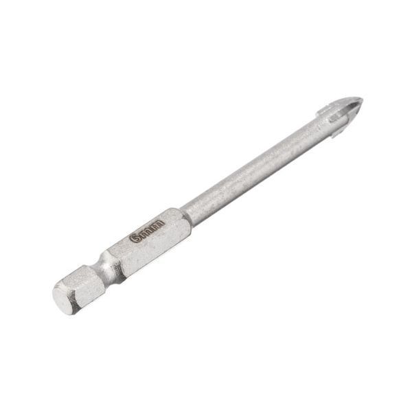 Сверло по стеклу и керамике, 6 мм, HEX 1/4" INTERTOOL SD-0286 SD-0286 фото