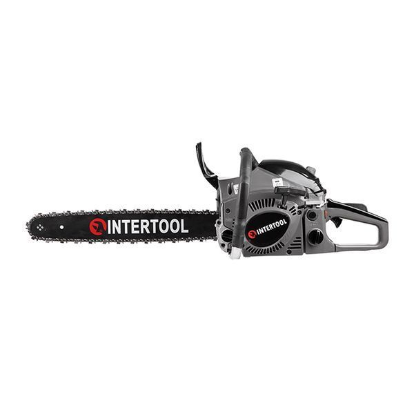 Бензопила цепная, 2,6 кВт (3,5 к/с), 58 см&sup3;, шина 45 см, 3200 об/мин INTERTOOL DT-2209 DT-2209 фото